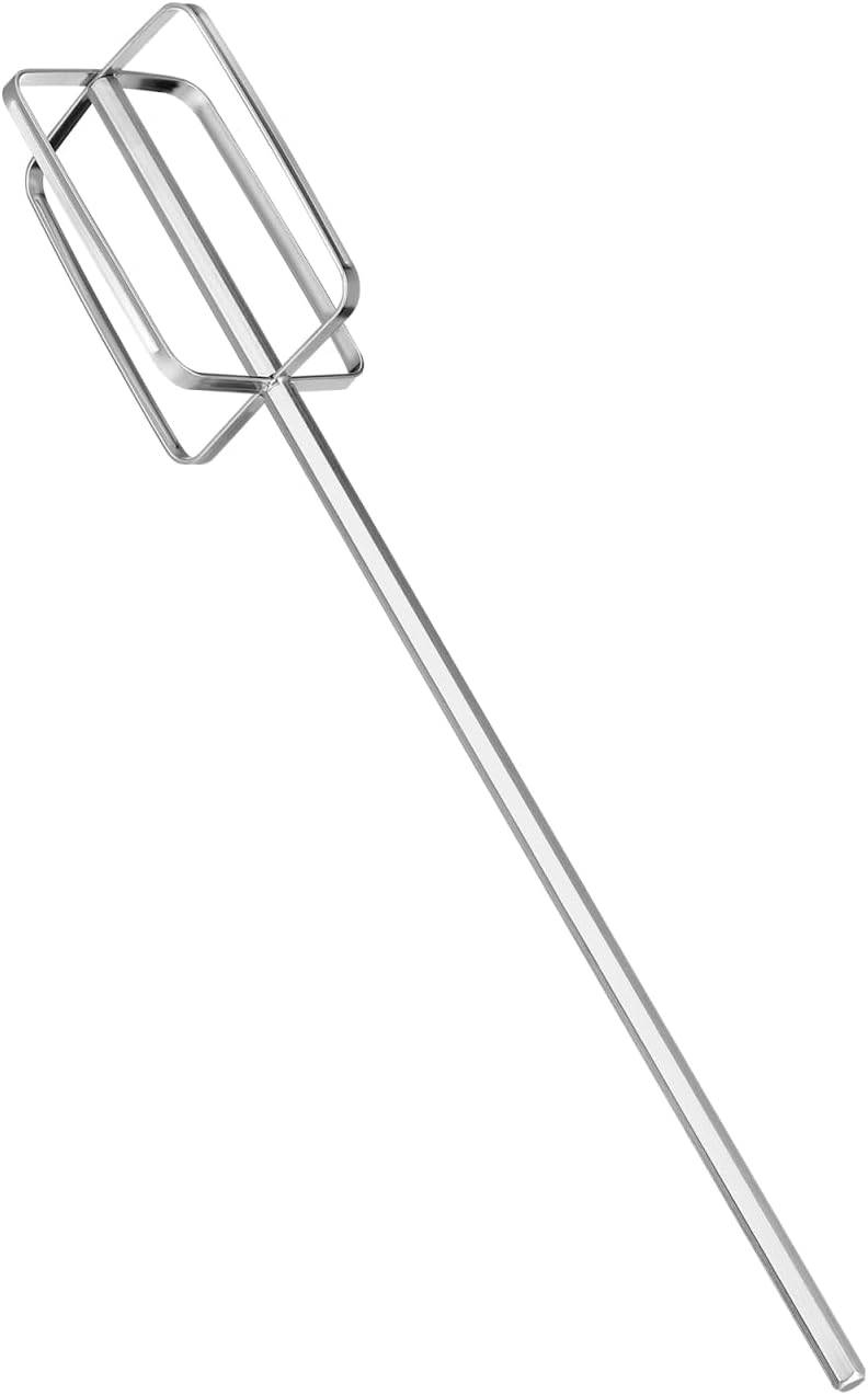 Stainless Steel Meat Stirring Rod Mixer Whisk for Sauces Pancakes