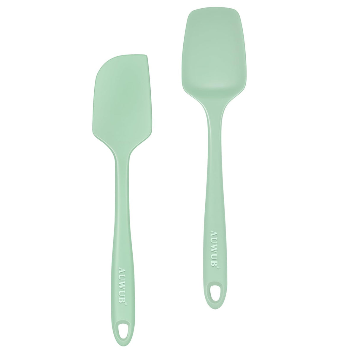Silicone Cooking Utensils Set 2PCS, Non-Stick Kitchen Spatula Set