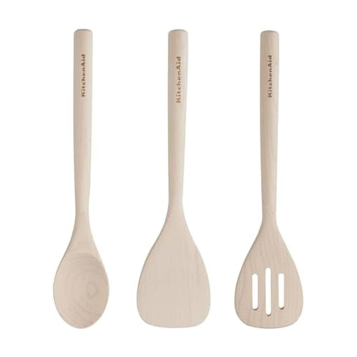 KitchenAid Bamboo Spatula Set, 2-Piece, Aqua Sky