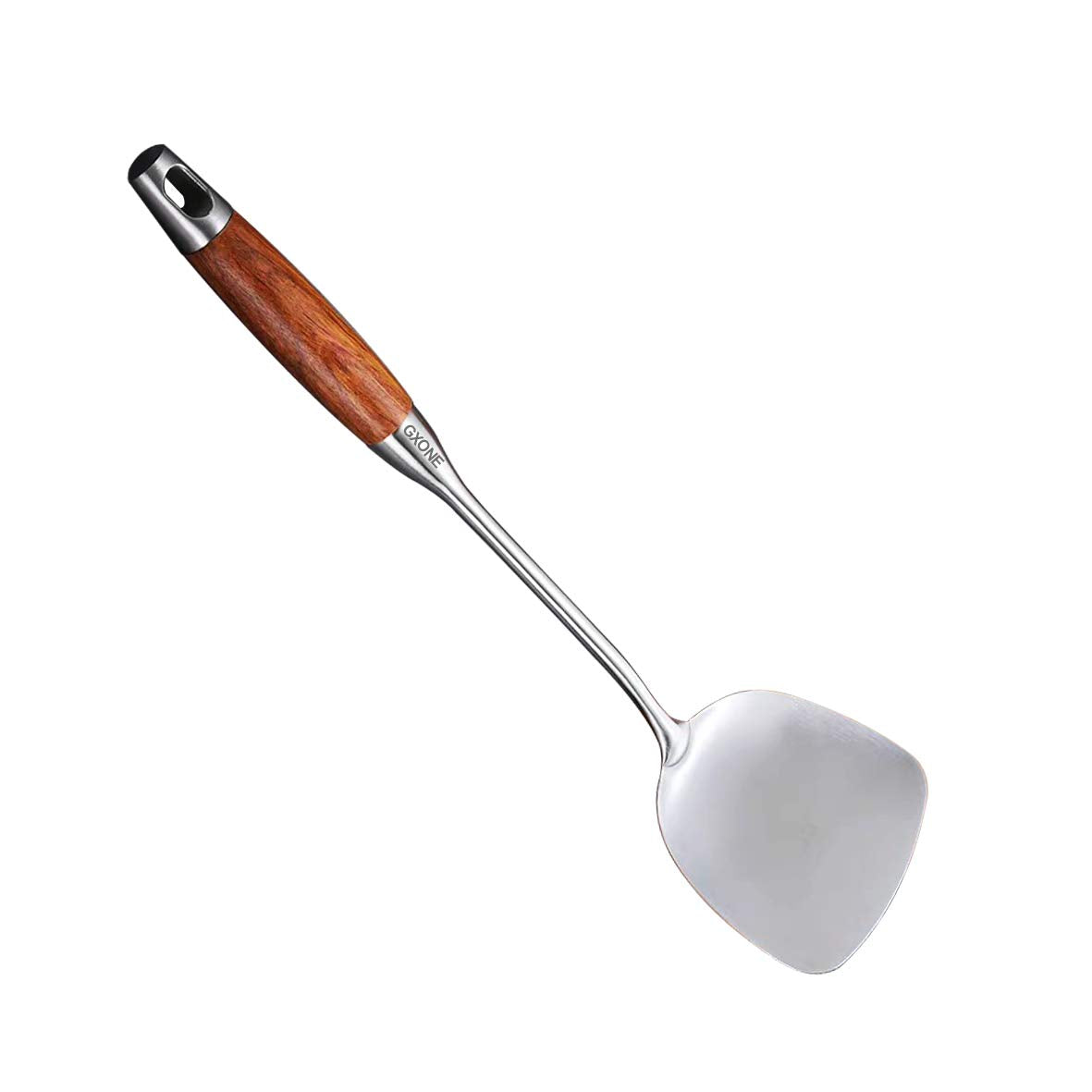 Soup Ladle,304 Stainless Steel Cooking Ladle with Wooden Handle,14.6Inch