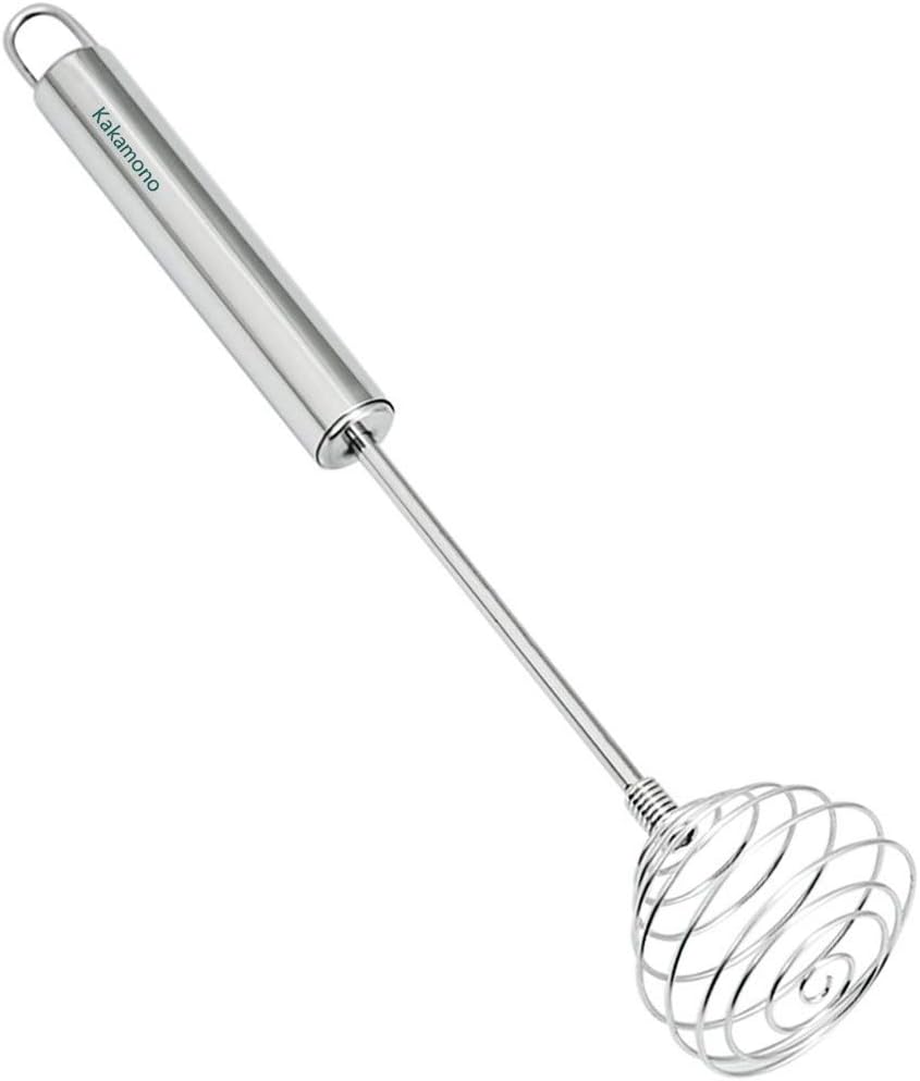 Egg Whisk Egg Beater Stainless Steel Balloon Galaxy Spring Whisk Egg Beater Milk Blender for Blending, Whisking, Beating & Stirring