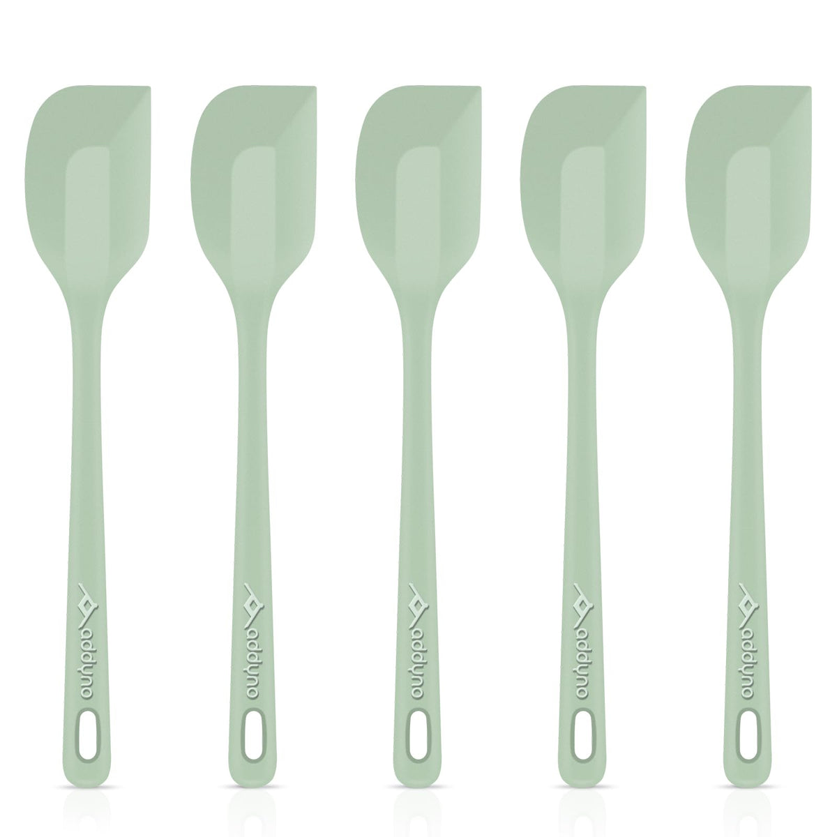 5-Piece Silicone Spatula Set, 8.8-Inch Compact Silicone Spatulas