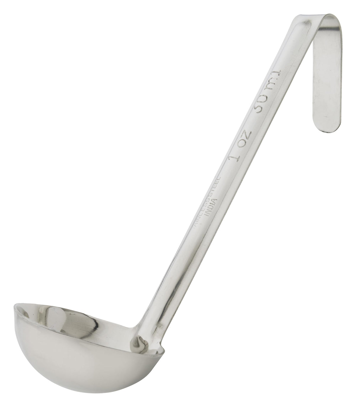 Winco 5 oz One-Piece Stainless Steel Ladle
