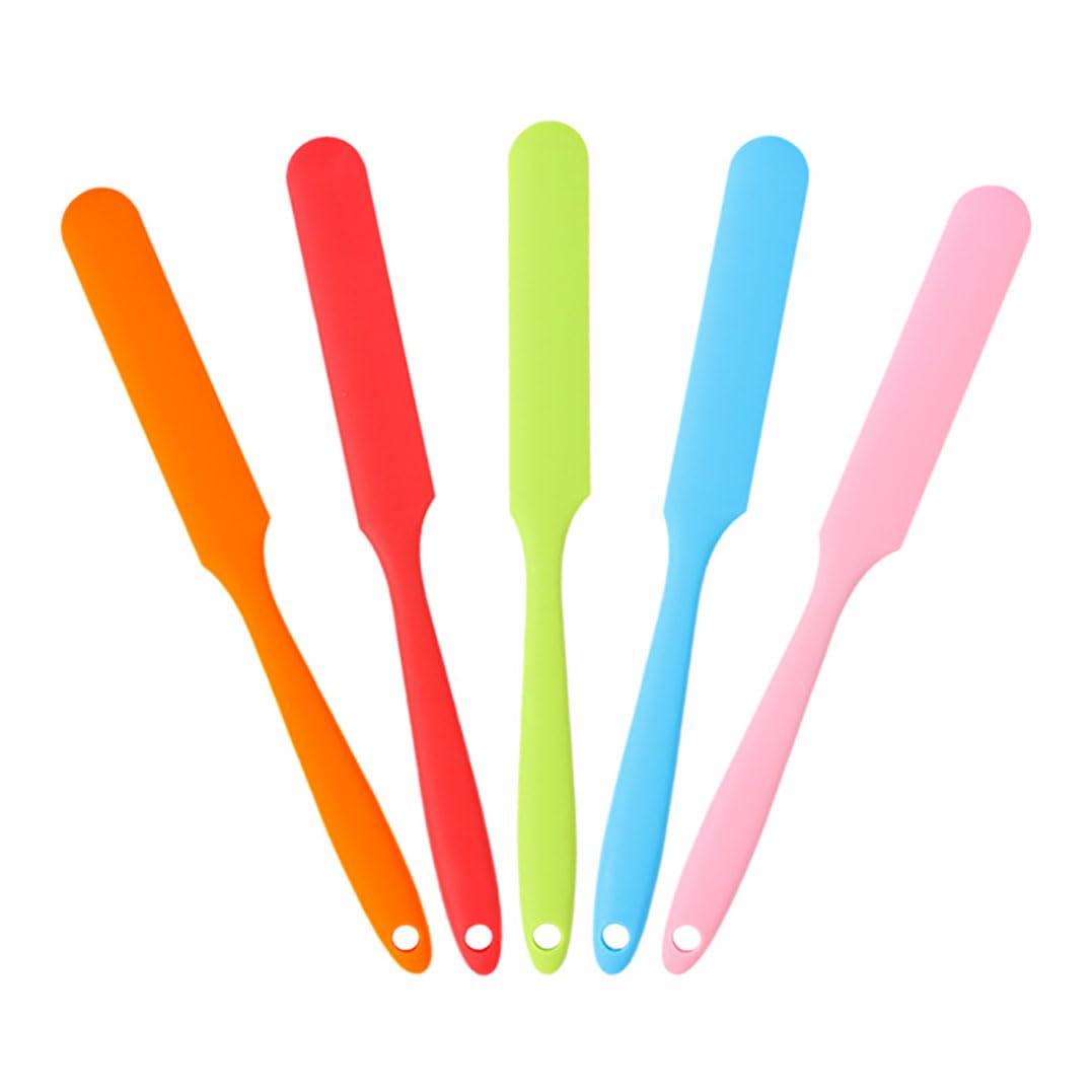 8-Piece Silicone Spatula Set, 446ºF Heat Resistant Rubber Scrapers for Non-Stick Cookware,Seamless One-Piece Design,BPA-Free Food Grade Kitchen Utensils for Baking,Cooking & Mixing,Dishwasher Safe