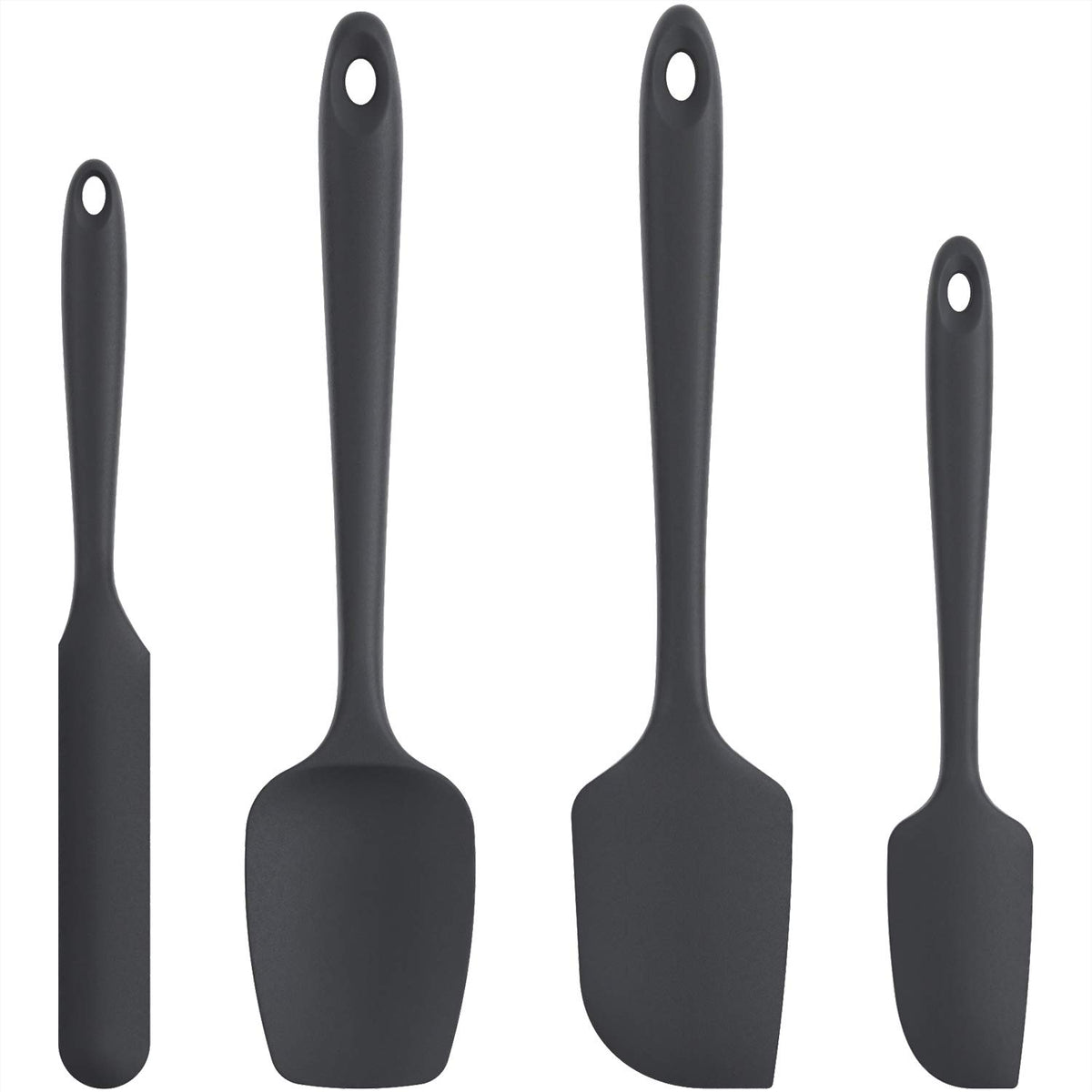 U-Taste Silicone Spatula Set with 600 Degrees Fahrenheit Heat Resistant (Teal/Aqua Sky)