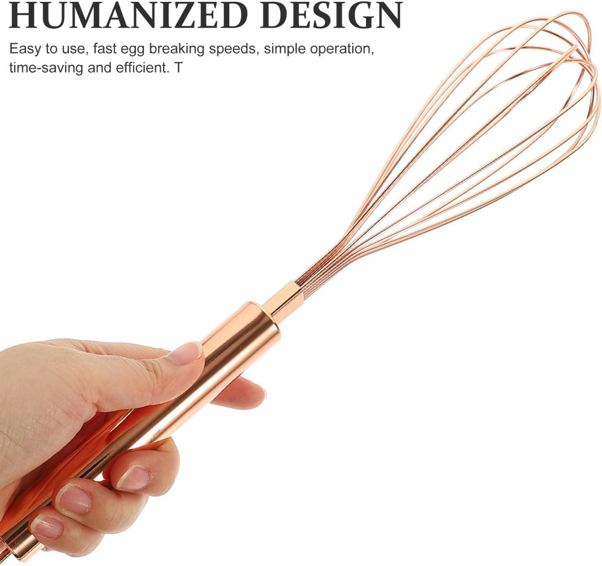 VOSAREA Stainless Steel Egg Whisk Wire Whisk for Whisking Beating Stirring and Mixing Manual Kitchen Utensil for Cooking Baking Sauces Eggs and Salad 12.99 X 2.16 X 2.16 in