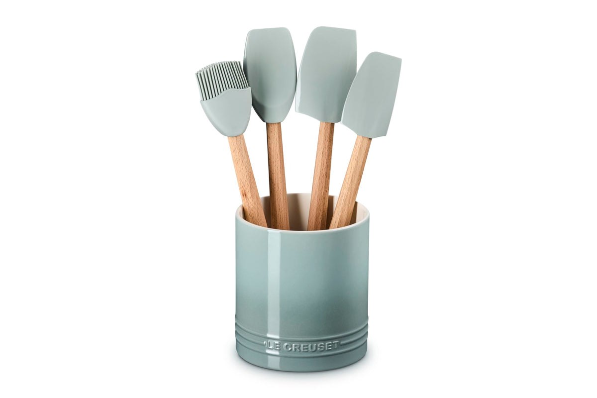 Le Creuset Silicone Signature Spatula Spoon, Sea Salt