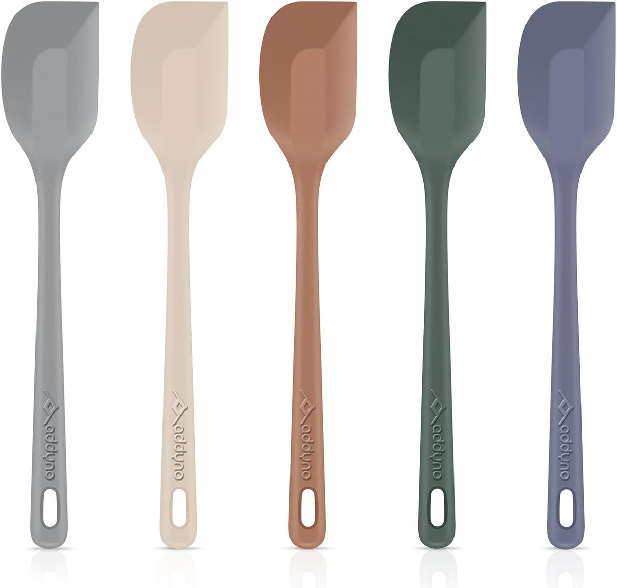 5-Piece Silicone Spatula Set, 8.8-Inch Compact Silicone Spatulas