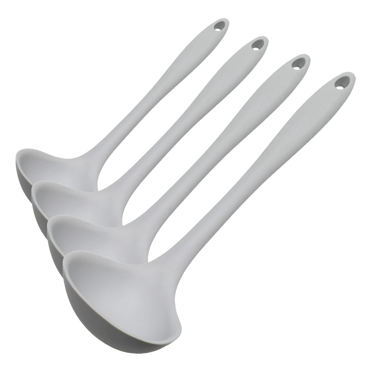 Chef Craft Premium Silicone Cooking Ladle, 11.25 inch, Green