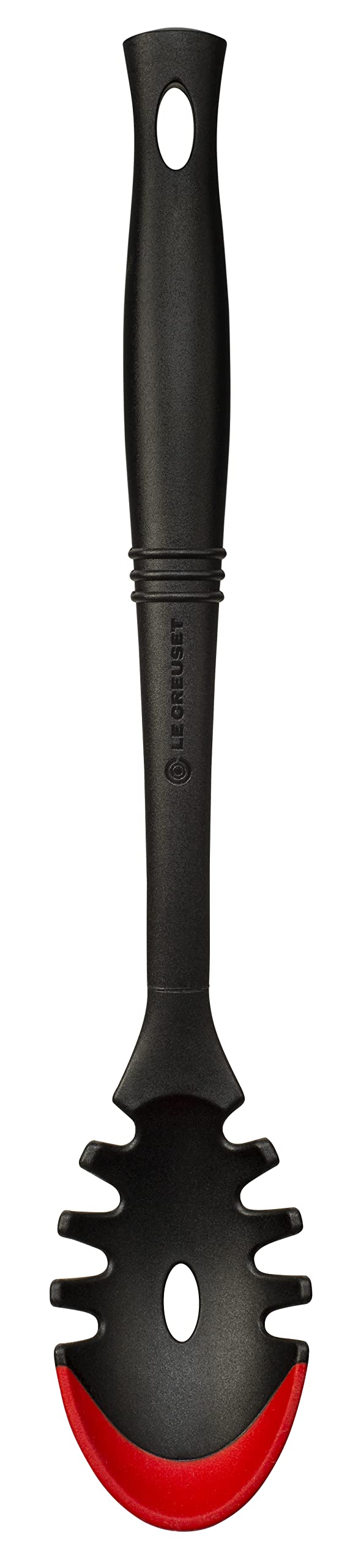 Le Creuset Revolution Bi-Material Ladle, 12" x 3.5", Cerise