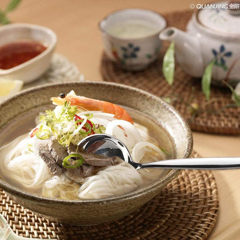 Idotry 2-Piece Stainless Steel Gravy Soup Spoon, Small Gravy Ladle Soup