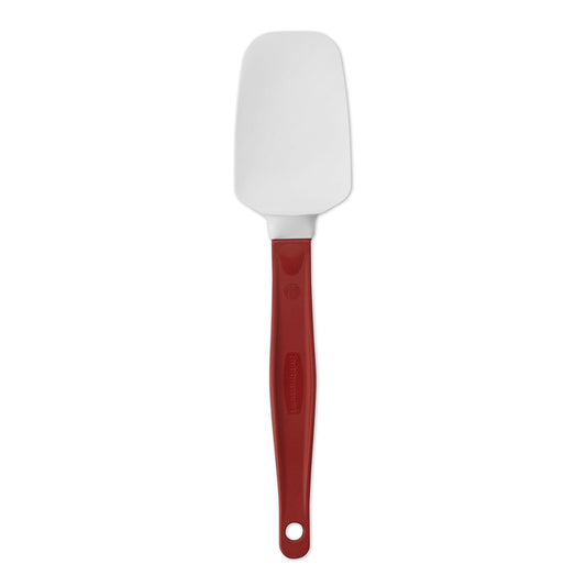 Rubbermaid Commercial Products High Heat Silicone Spoon, 9.5-Inch, Red