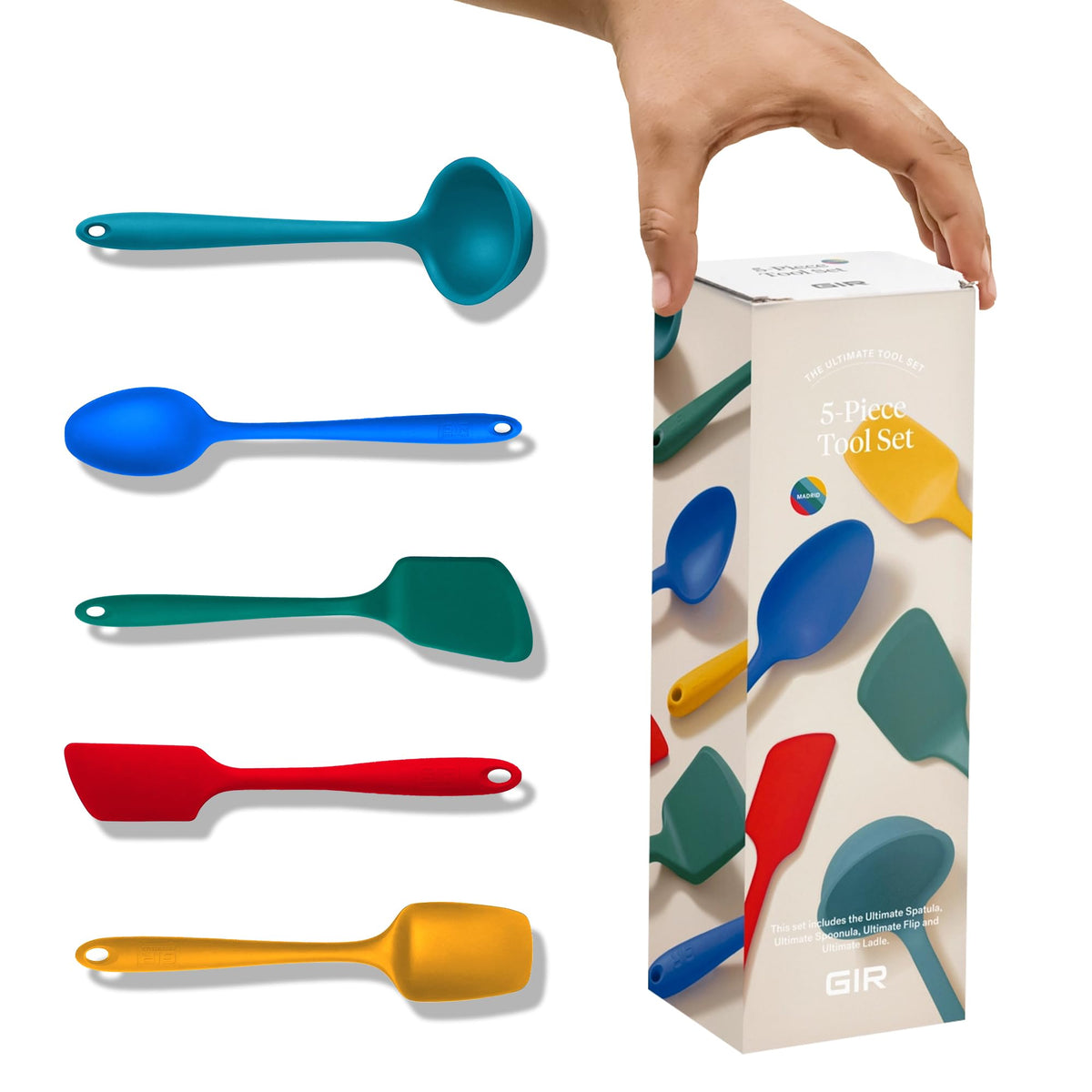 GIR: 3-Piece Silicone Ultimate Kitchen Utensils Set – Mint
