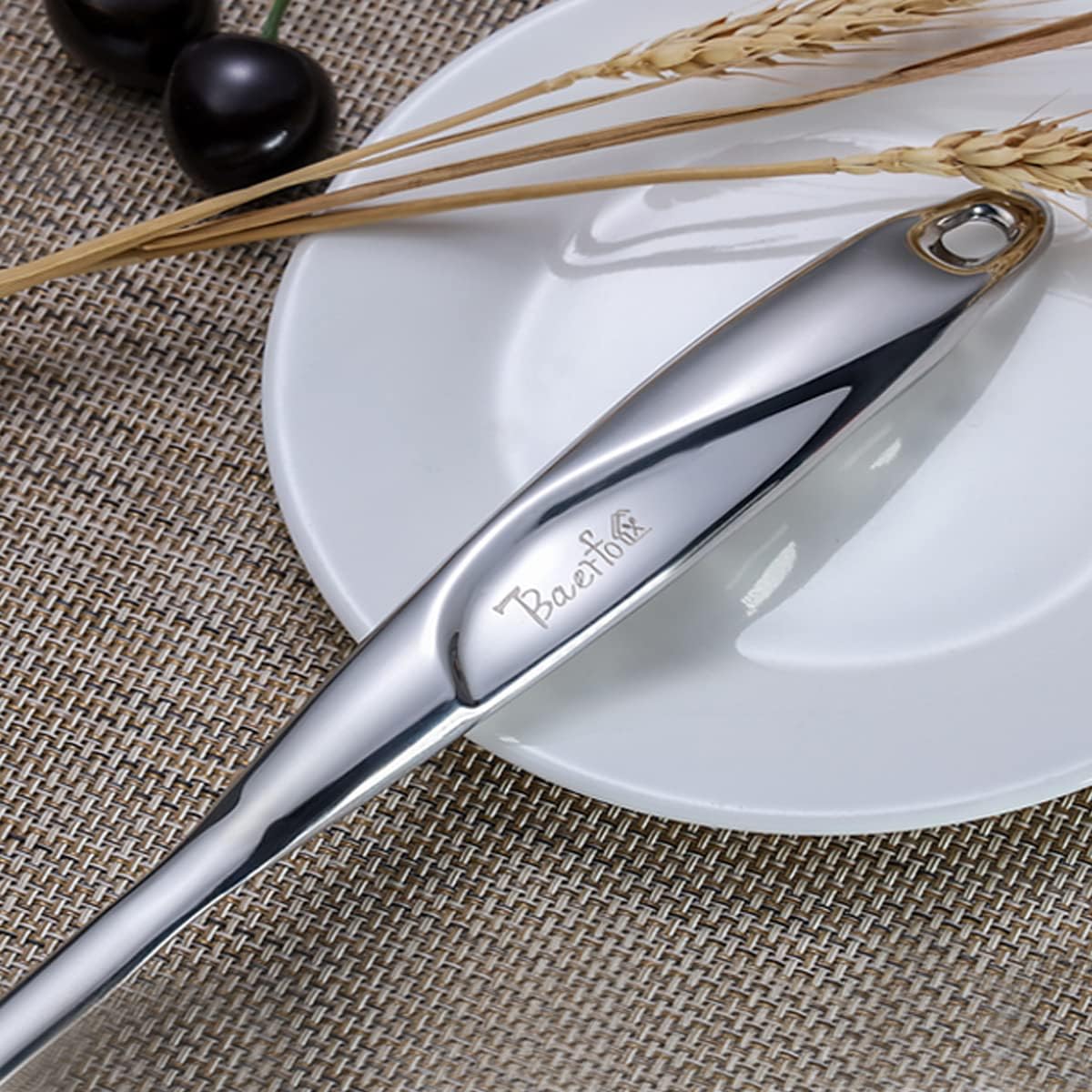 High Grade Soup Ladle, Cooking Ladle for Soup, Heat-proof Design of Hollow Handle, Gift for Family(4ouce/13.5 Inch)