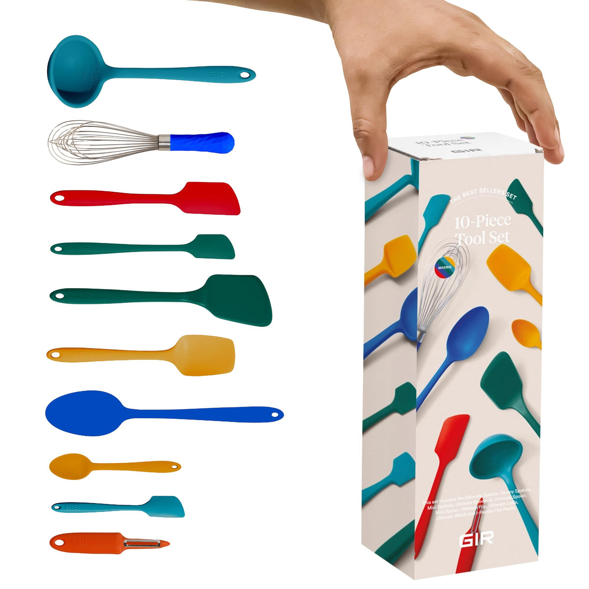 GIR: 3-Piece Silicone Ultimate Kitchen Utensils Set – Mint