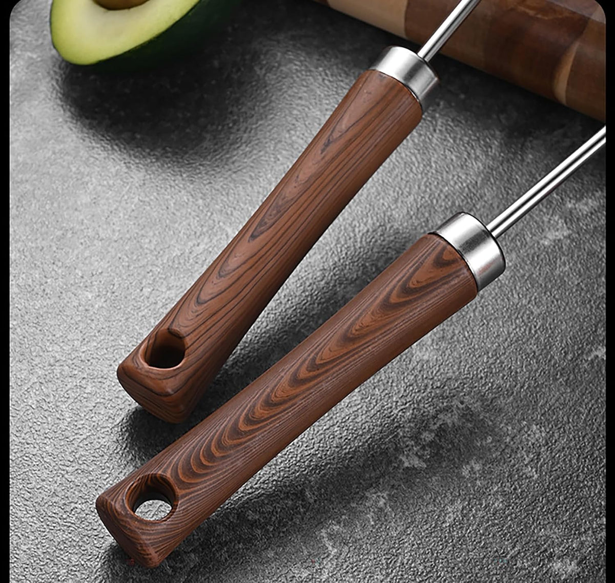 Semi-automatic Egg Whisk, 2 Pcs 12.5 Inch Length Stainless Steel Egg Beater for Bread, Cake and Cooking (M)