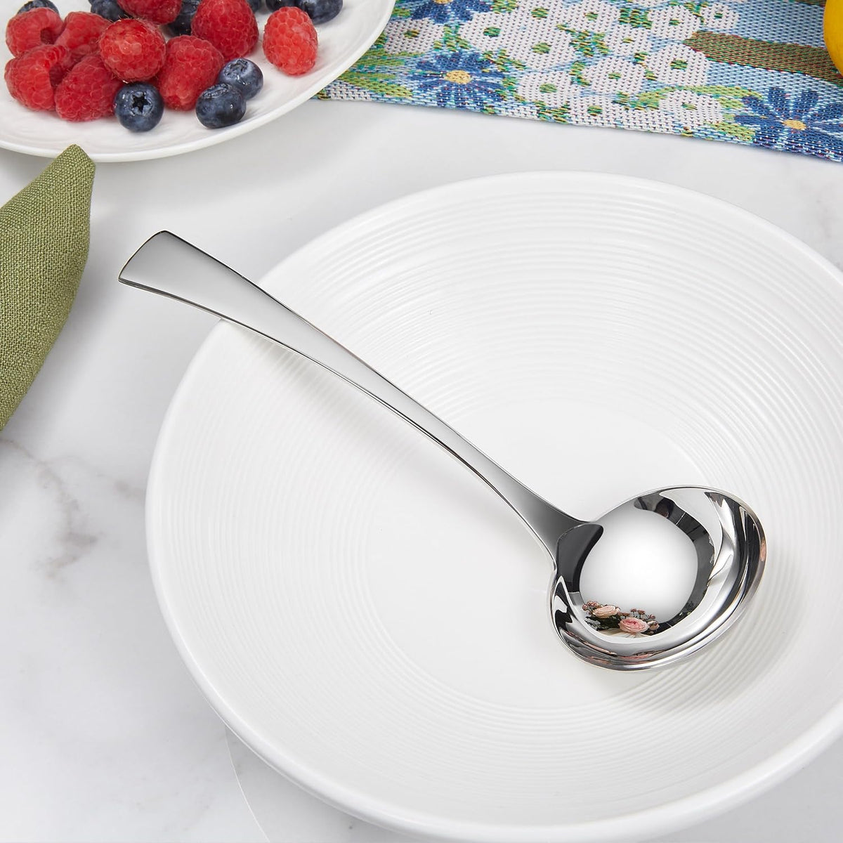 KEAWELL Austin 2-Piece 7.6-Inch 18/10 Stainless Steel Gravy Ladle Set (2)