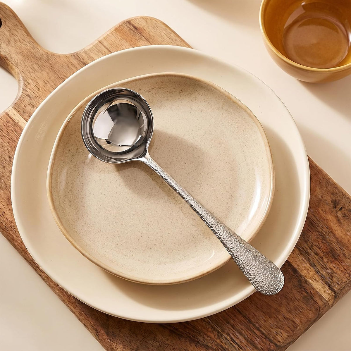 Serving Ladle, 8 Inch Small Ladle for Serving, 18/10 Stainless Steel