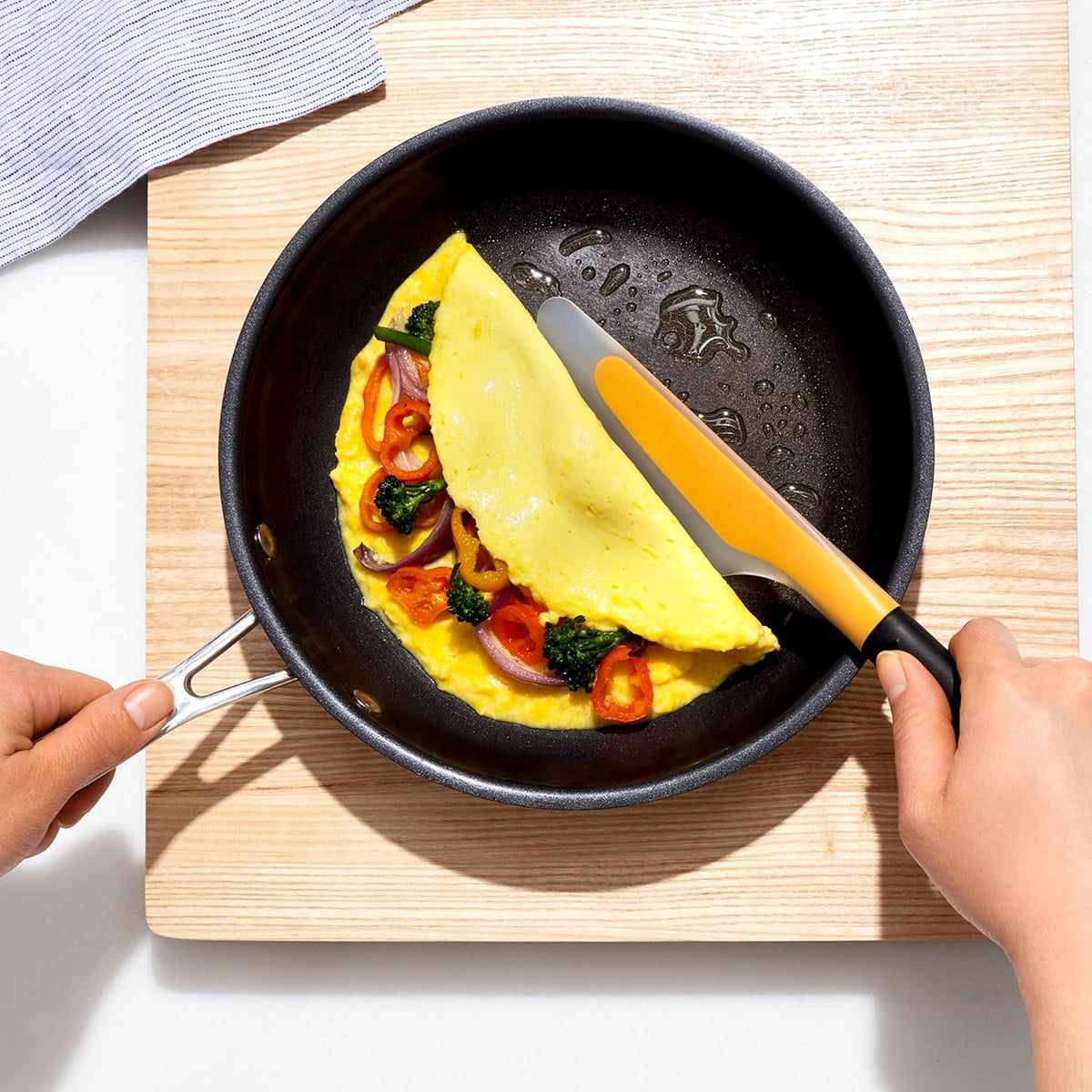 OXO Good Grips Small Flip and Fold Silicone Omelet Turner