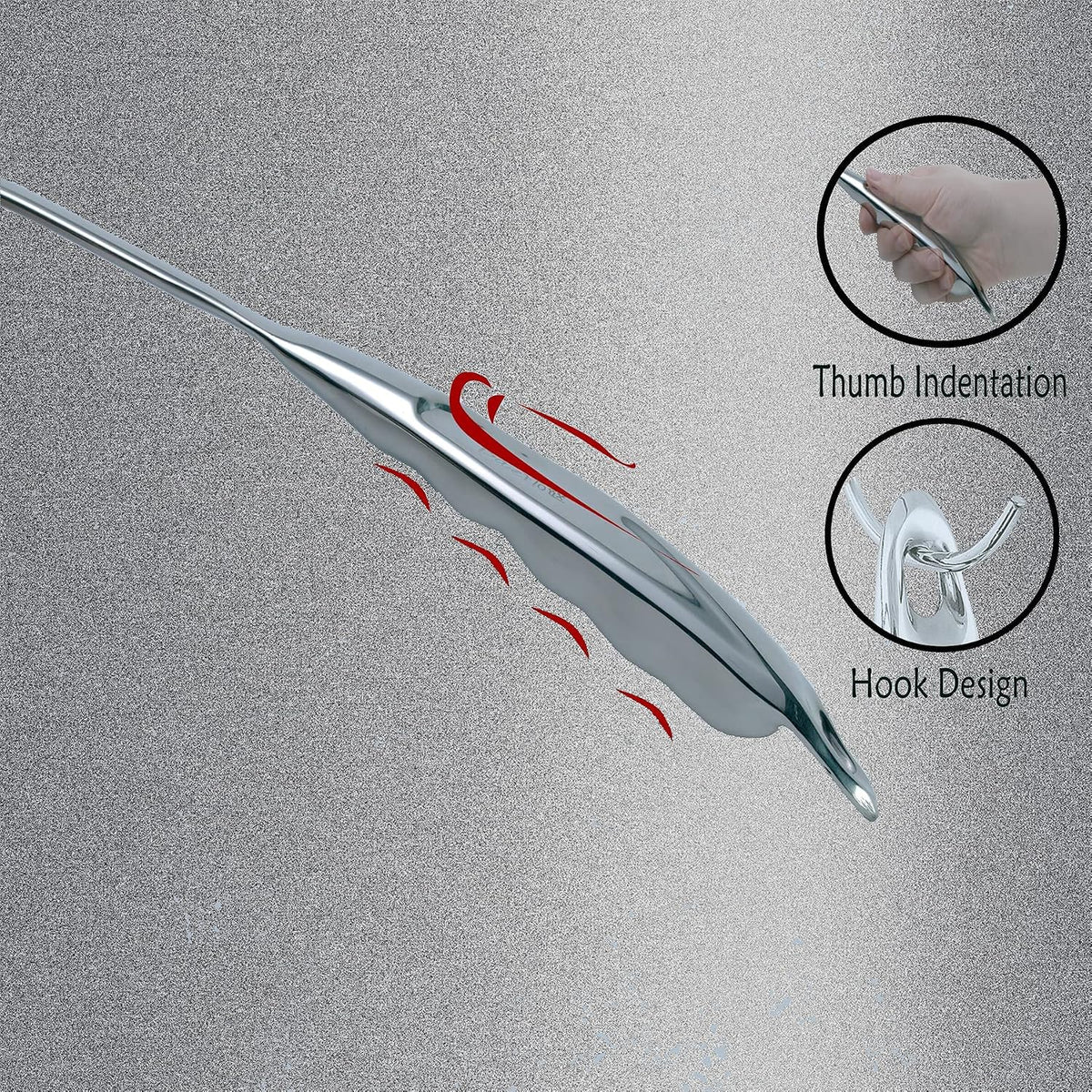 High Grade Soup Ladle, Cooking Ladle for Soup, Heat-proof Design of Hollow Handle, Gift for Family(4ouce/13.5 Inch)