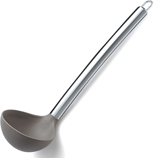 Berglander Non-stick Silicone Soup Ladle, Dishwasher Safe, Easy to Clean