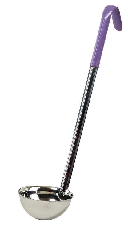 Winco 2 oz One Piece Steel One-Piece Ladle