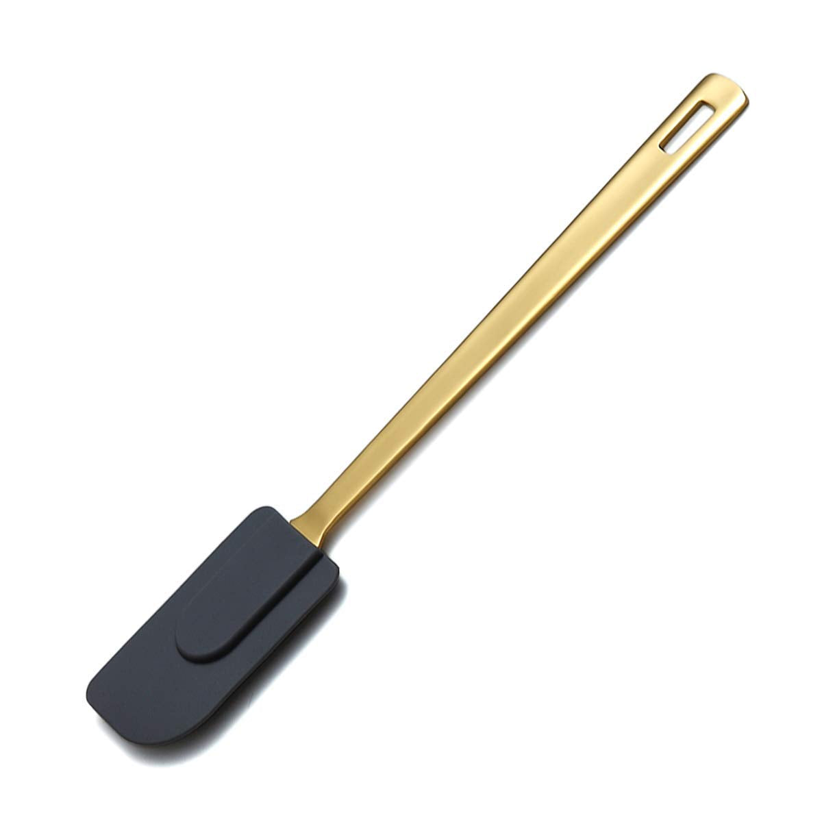 Gold Ladle, Berglander Stainless Steel Kitchen Ladle With Titainium Gold Plating, Soup Ladle, Cooking Ladle, Metal Soup Spoon For Cooking, Dishwasher Safe, Easy to Clean