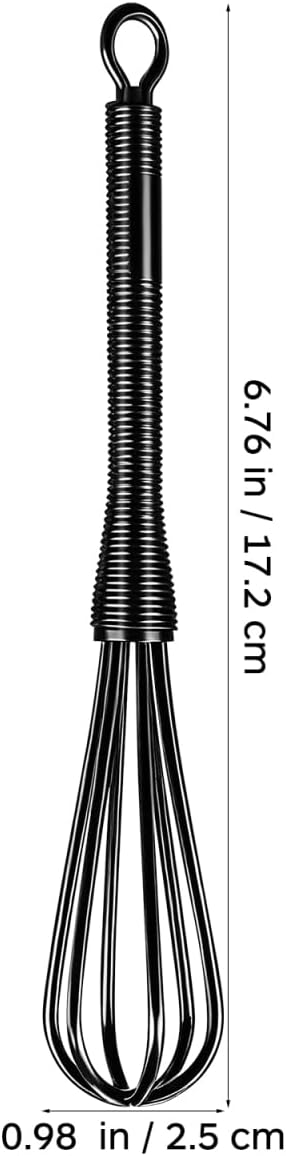 Hair Color Mixer Plastic Whisk 10 pack Black