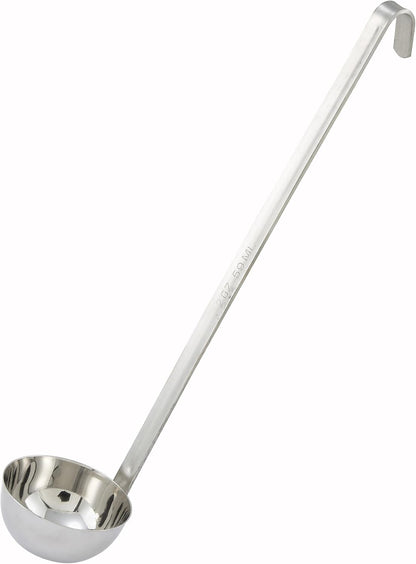 Winco 2 oz One Piece Steel One-Piece Ladle