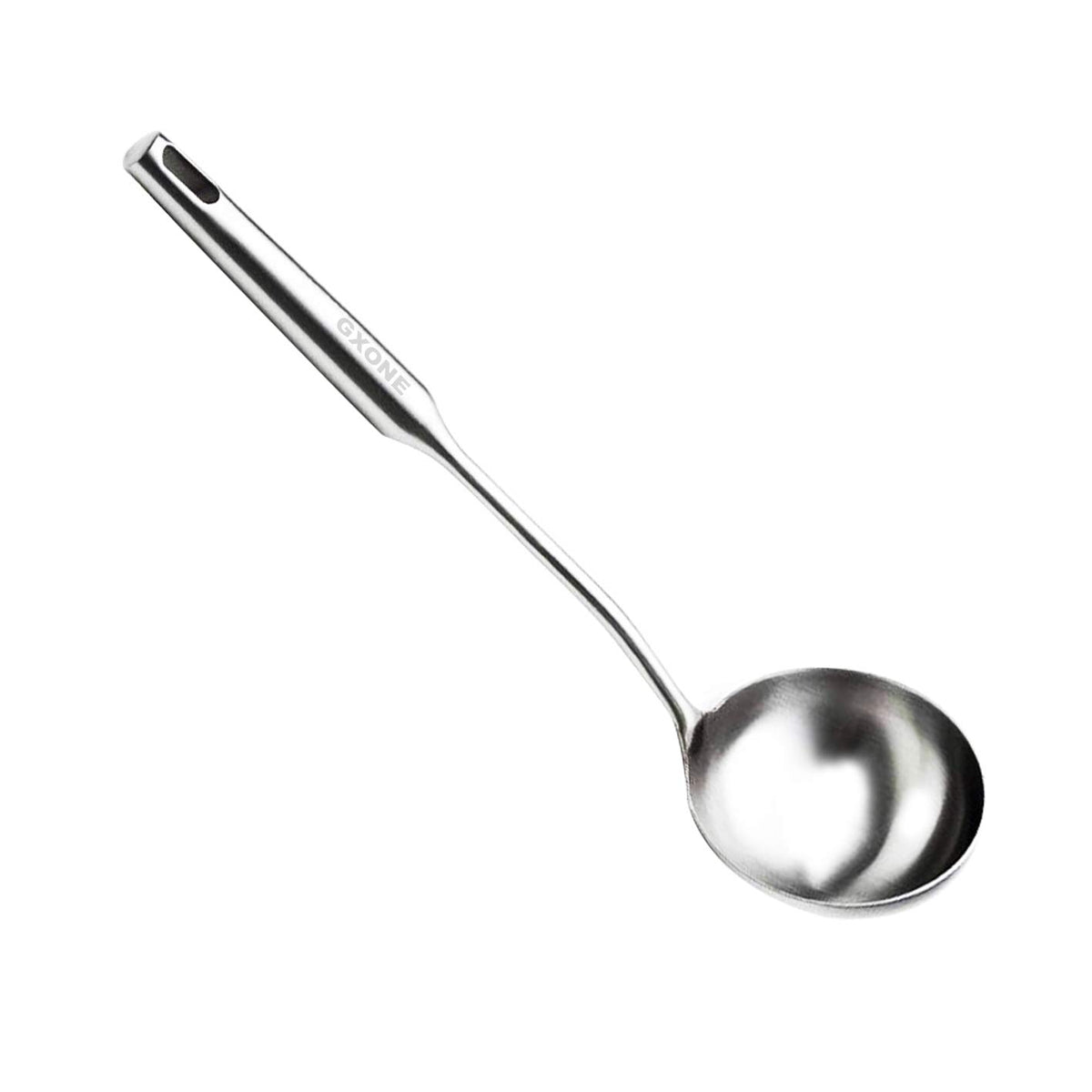 Soup Ladle,304 Stainless Steel Cooking Ladle with Wooden Handle,14.6Inch