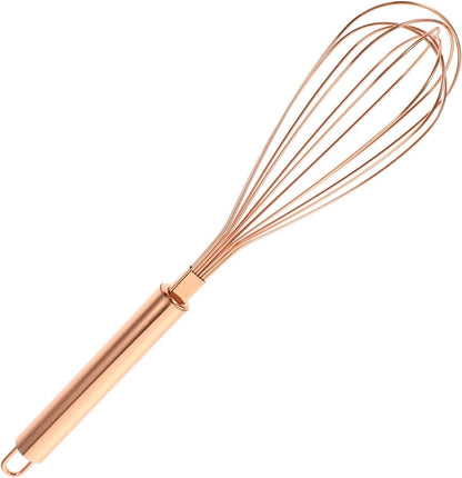 VOSAREA Stainless Steel Egg Whisk Wire Whisk for Whisking Beating Stirring and Mixing Manual Kitchen Utensil for Cooking Baking Sauces Eggs and Salad 12.99 X 2.16 X 2.16 in