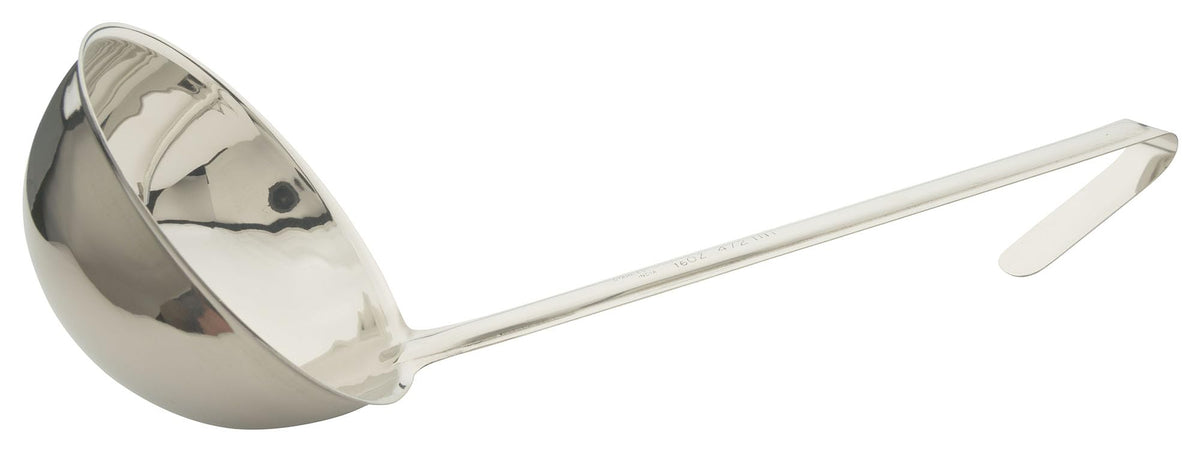 Winco 5 oz One-Piece Stainless Steel Ladle