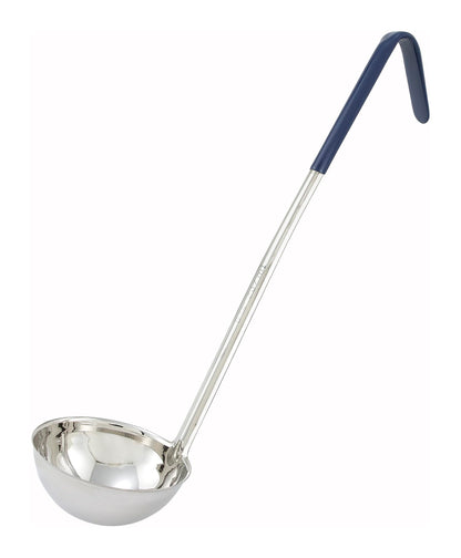 Winco 2 oz One Piece Steel One-Piece Ladle