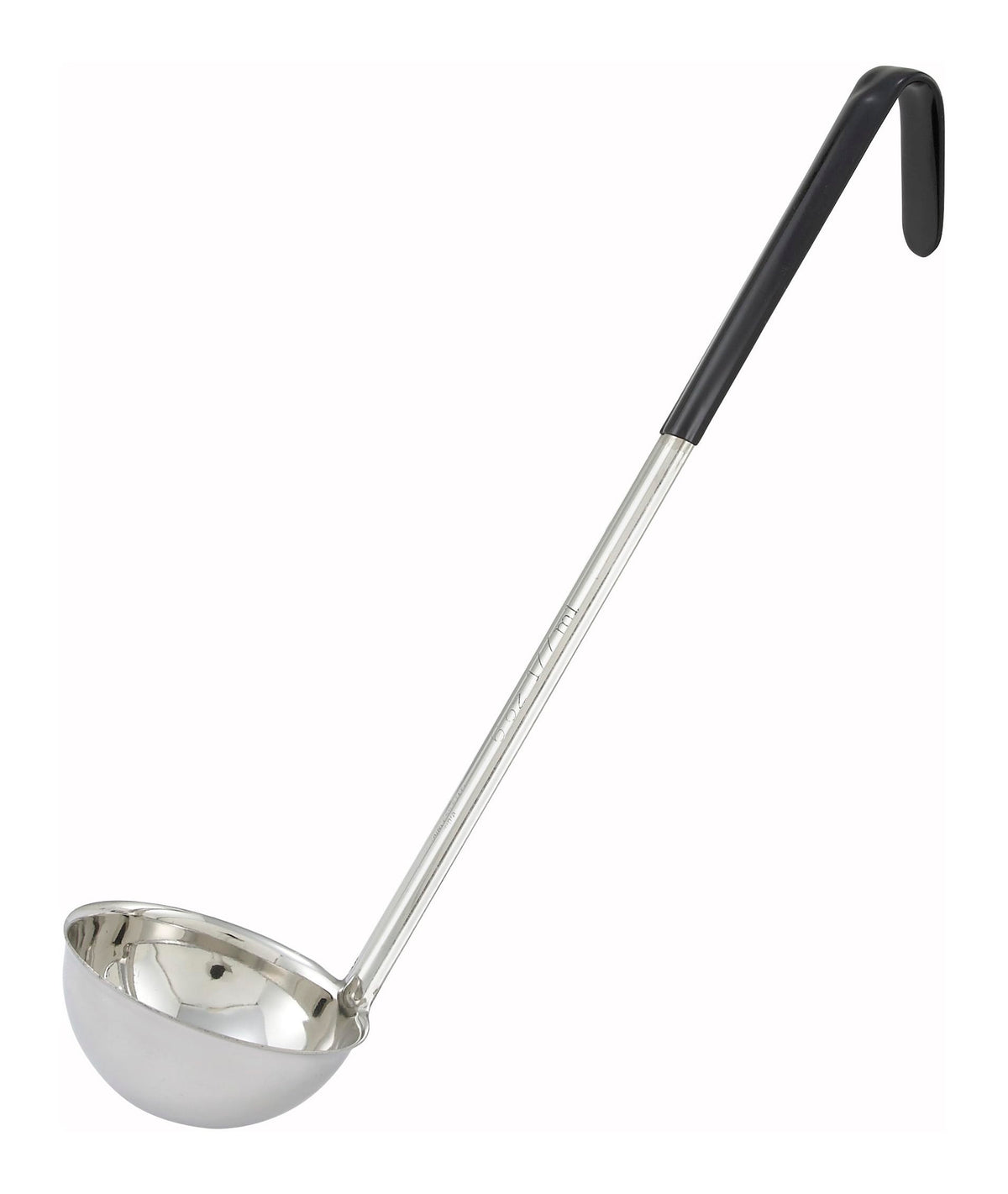 Winco 5 oz One-Piece Stainless Steel Ladle