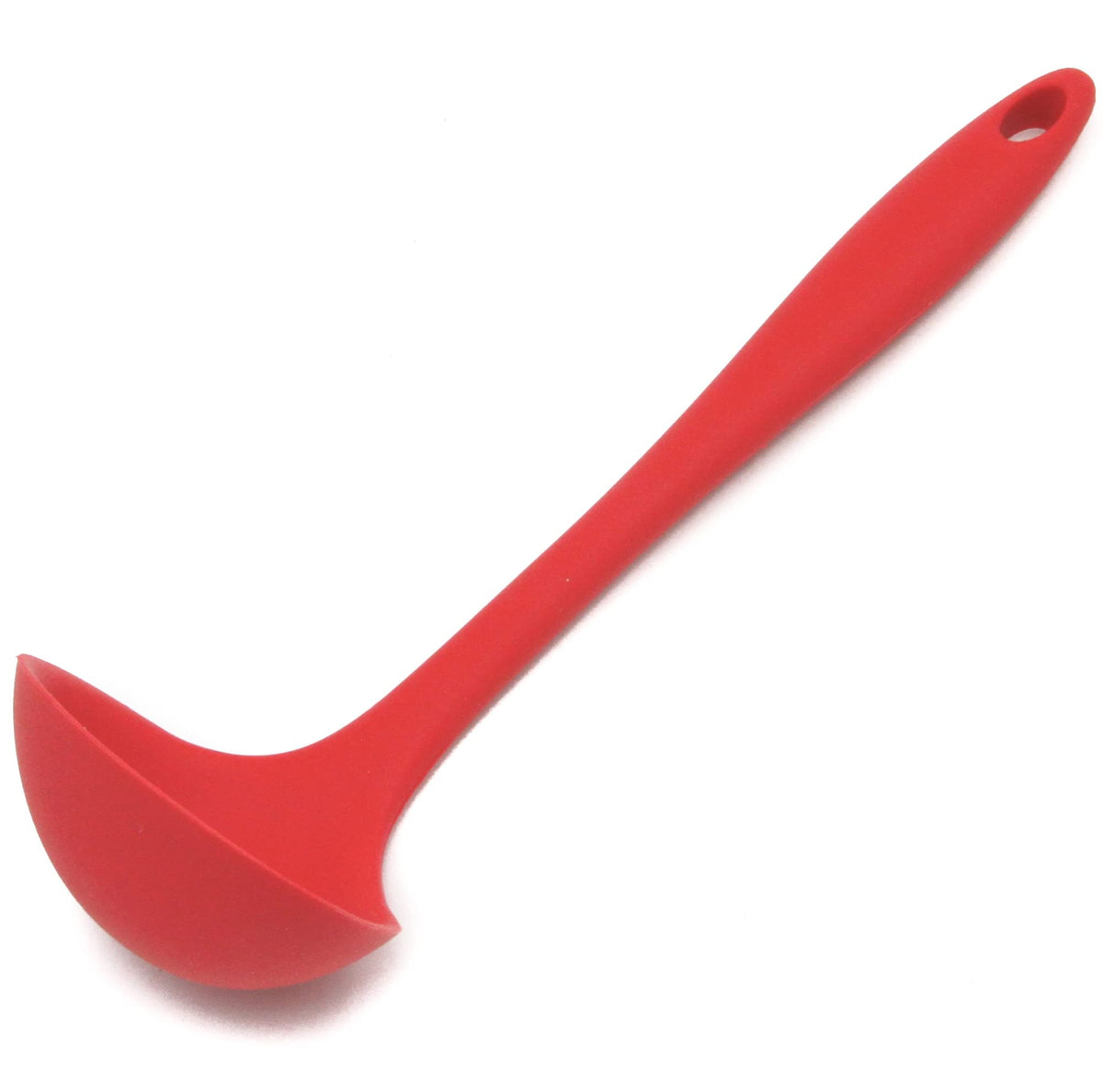 Chef Craft Premium Silicone Cooking Ladle, 11.25 inch, Green