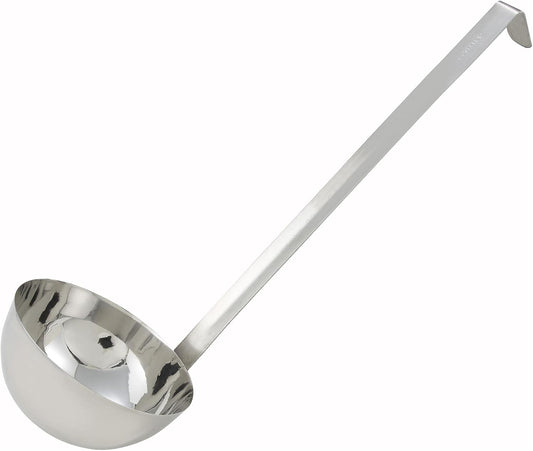 Winco 2 oz One Piece Steel One-Piece Ladle