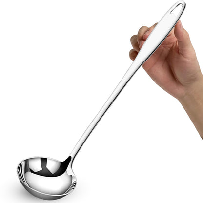 Soup Ladle, Gold Ladles for Serving, 304 Stainless Steel,12.2Inch