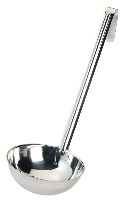 Winco 5 oz One-Piece Stainless Steel Ladle