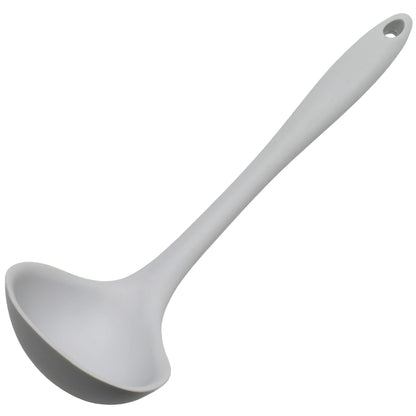 Chef Craft Premium Silicone Cooking Ladle, 11.25 inch, Green