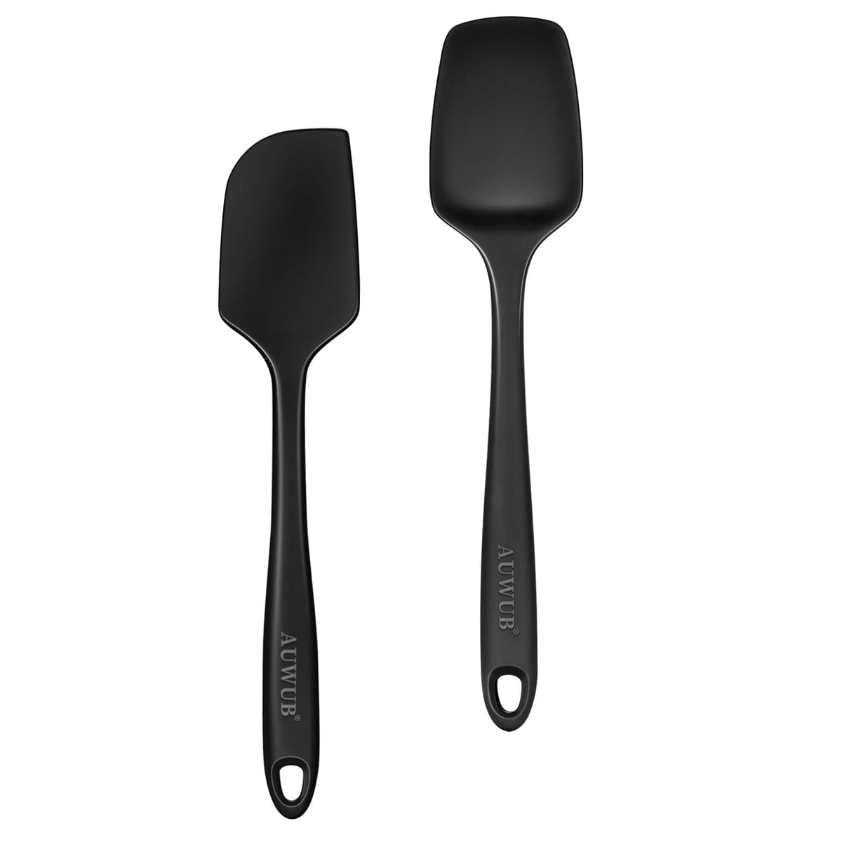 Silicone Cooking Utensils Set 2PCS, Non-Stick Kitchen Spatula Set