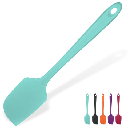 U-Taste Silicone Large Spatula, 600ºF High Temp Scraper, 11.38in, Aqua Sky