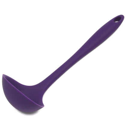 Chef Craft Premium Silicone Cooking Ladle, 11.25 inch, Green