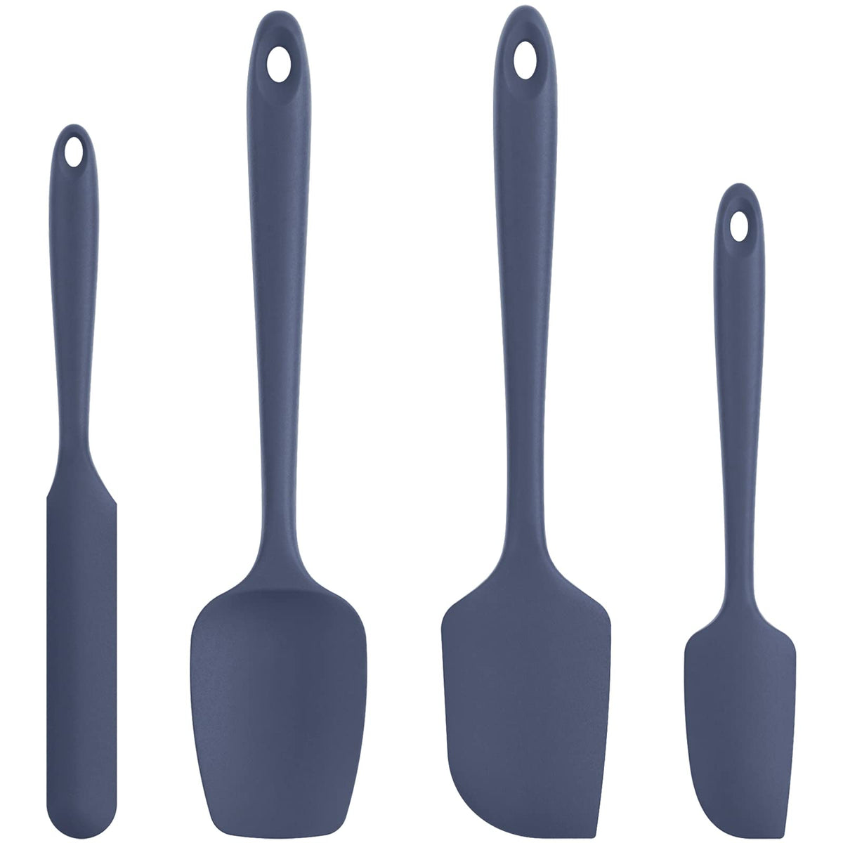 U-Taste Silicone Spatula Set with 600 Degrees Fahrenheit Heat Resistant (Teal/Aqua Sky)