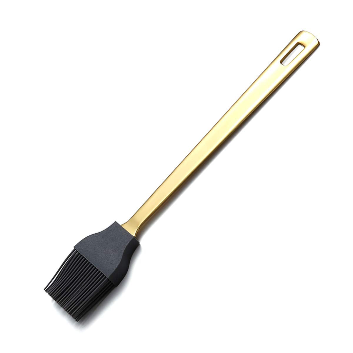 Gold Ladle, Berglander Stainless Steel Kitchen Ladle With Titainium Gold Plating, Soup Ladle, Cooking Ladle, Metal Soup Spoon For Cooking, Dishwasher Safe, Easy to Clean