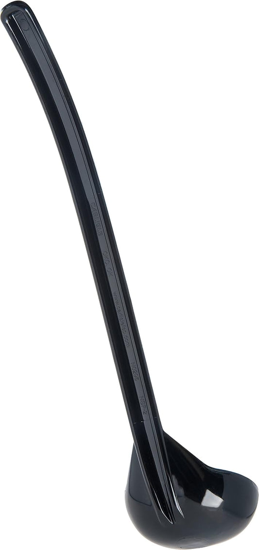 Carlisle FoodService Products 029503 Carly Plastic Dressing/Serving Ladle, 1 oz./9.5", Black (1 Unit)