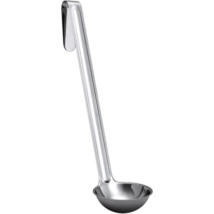 Super Sturdy, Ergonomic 1 Oz. Soup Ladle 3 Pk. Stainless Steel Ladles with Long Handles. Best Kitchen Accessories for Stirring, Portioning and Serving Soups, Chili and Stew in Restaurants and at Home