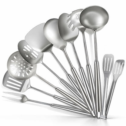 18/8 Stainless Steel Soup Ladle, Durable Metal Ladel, Serving Spoon