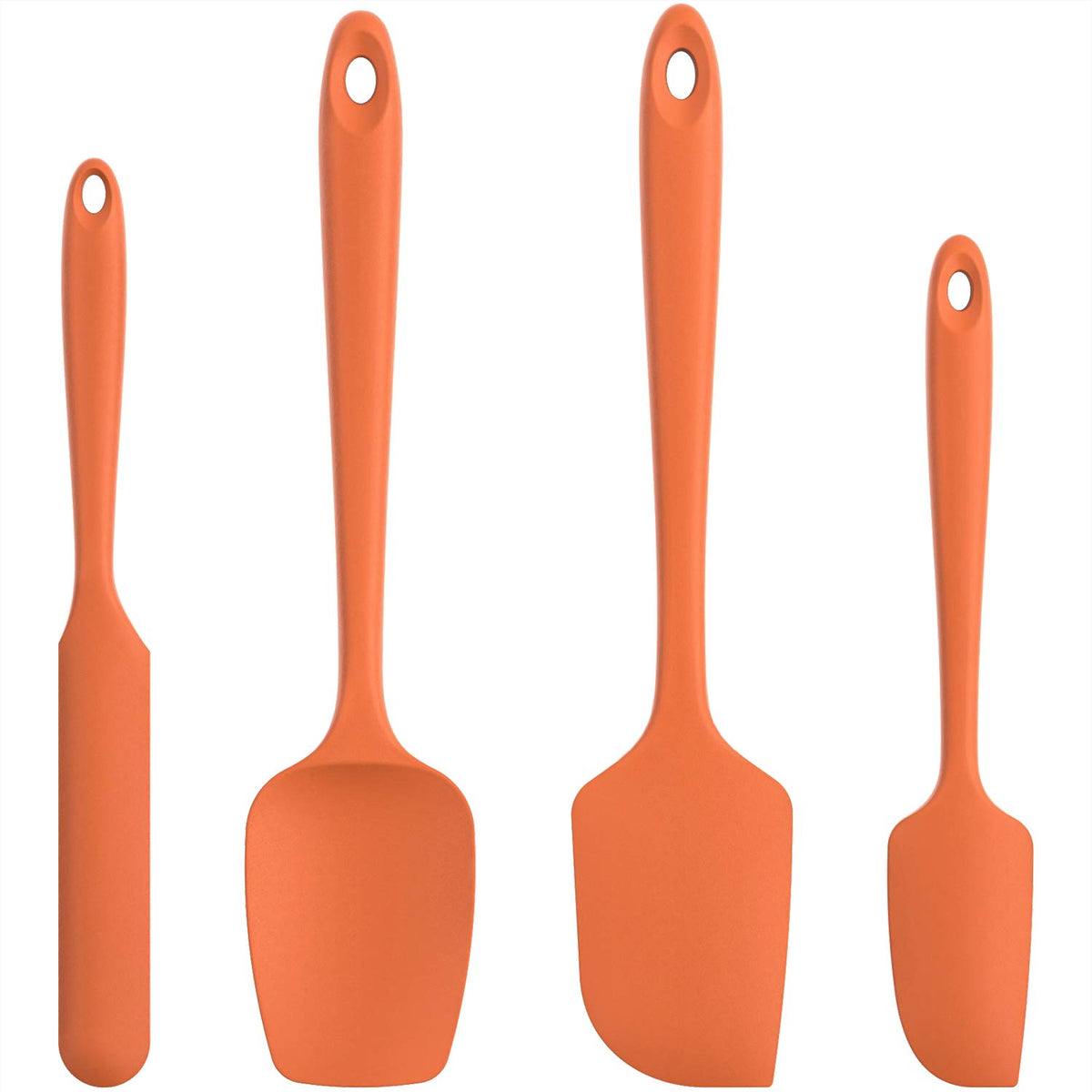 U-Taste Silicone Spatula Set with 600 Degrees Fahrenheit Heat Resistant (Teal/Aqua Sky)