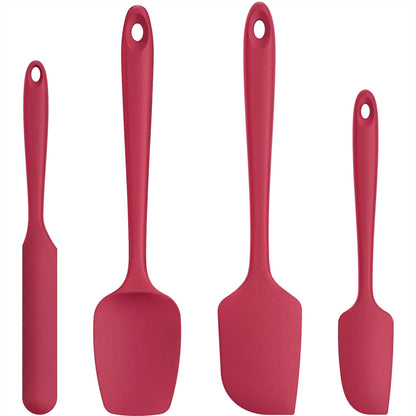 U-Taste Silicone Spatula Set with 600 Degrees Fahrenheit Heat Resistant (Teal/Aqua Sky)