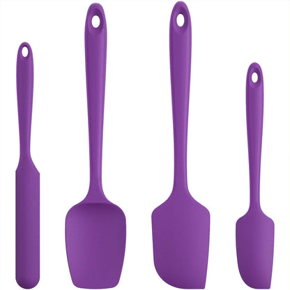 U-Taste Silicone Spatula Set with 600 Degrees Fahrenheit Heat Resistant (Teal/Aqua Sky)